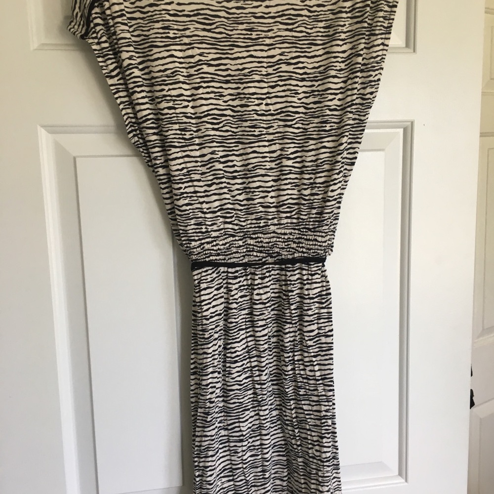 Versatile zebra print sundress